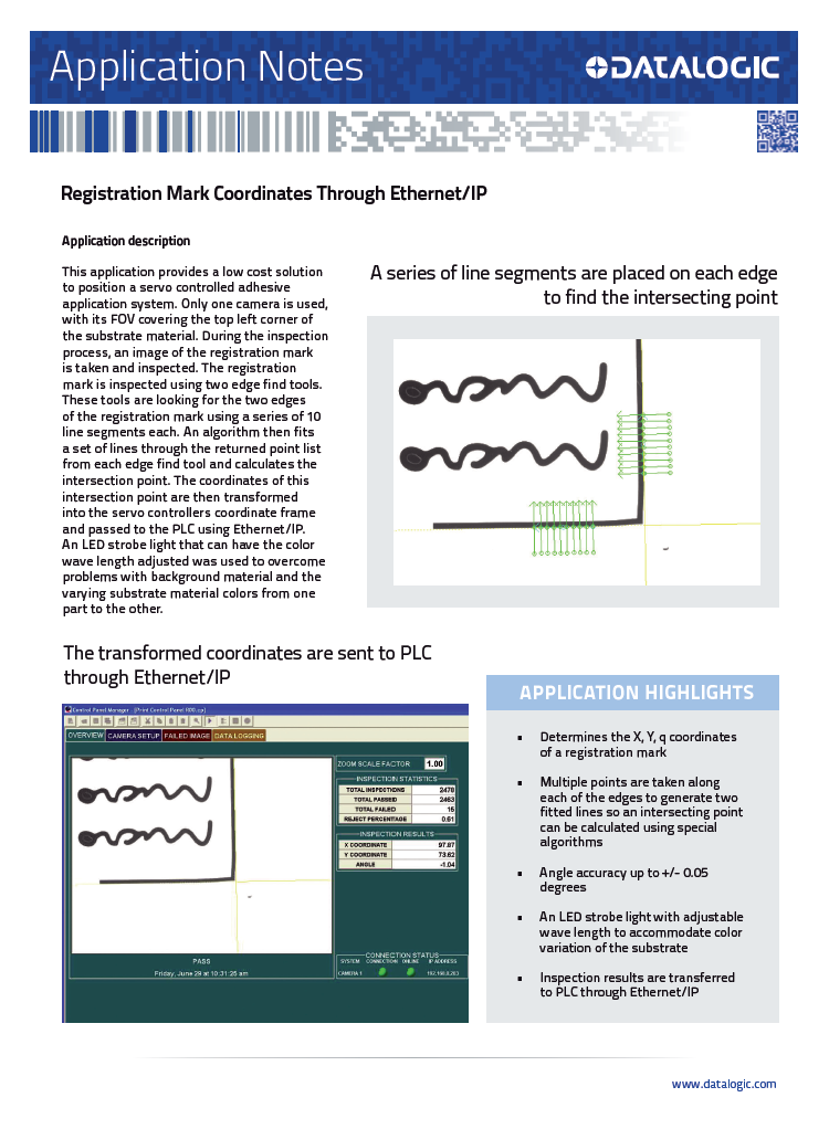 Application Notes - Registration Mark